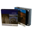 Turned Edge Wraparound 3 Ring Binder w/ 1" Capacity (11"x8 1/2")